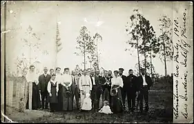Américains à l'île des Pins, 1910