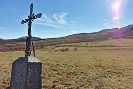 La croix au col de la Croix Saint-Robert.