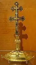 Croix reliquaire de l'église Saint-Martin de Souilly (XIIIe - XVe&nbsp;siècles)