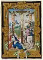 Crucifixion, Musée du Louvre, par un suiveur du Maître.