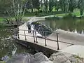 Pont-gué sur la Yass River (en) en Nouvelle-Galles du Sud (Australie).