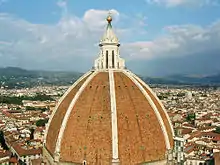 Le dôme de la cathédrale Santa Maria del Fiore à Florence.
