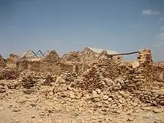 Ruines du village Curral Velho.
