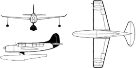 vue en plan de l’avion
