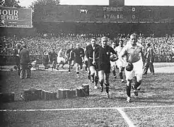 Quart de finale du Mondial 1938.