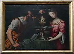 tête de Jean présentée au boureau