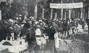 Le départ;