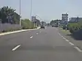La RD 769 vers Lempdes, avant les feux tricolores, aux environs du kilomètre 2
