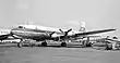 Un Douglas DC-6 de Japan Airlines à San Francisco