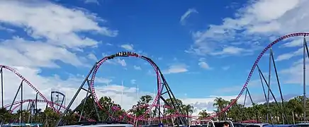 DC Rivals HyperCoaster à Warner Bros. Movie World Australia