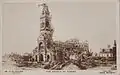 La basilique d'Albert en ruines