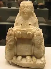 Dame de Galera datant du VIIe&nbsp;siècle&nbsp;av. J.-C. et exposée au musée archéologique national de Madrid.