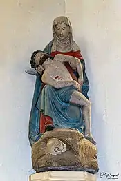 Pietà du XVIIe&nbsp;siècle, église Saint-Martin de Dannes (MH).