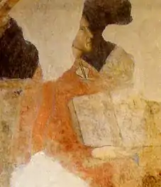 Portrait de Dante (c. 1366), attribué à Jacopo di Cione, palais de l'Art des Juges et Notaires, Florence.
