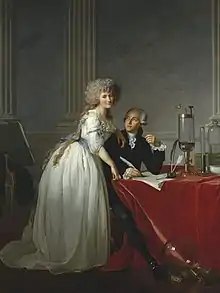 Jacques-Louis DavidPortrait d'Antoine-Laurent Lavoisier et de sa femme (1788)