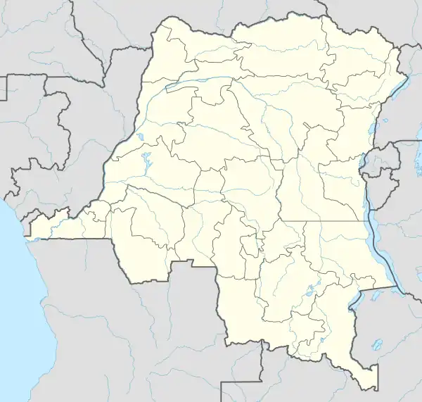 Voir sur la carte administrative de République démocratique du Congo
