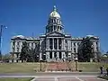 Le capitole du Colorado, dont le dôme est couvert d'or.