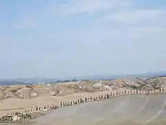 Le désert d'Accona en Toscane.