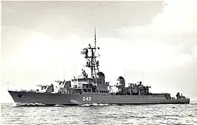 Destroyer D-42 Roger de Loria de la marine militaire espagnole.