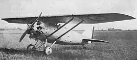 Vue de l'avion.