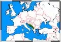 Aire de répartition du Campagnol de Martino