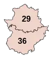 Nombre de députés par circonscription