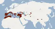 Aire de répartition du Molosse de Cestoni