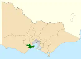 Carte de la circonscription.