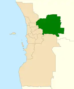 Carte de la circonscription.