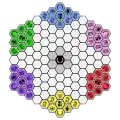 Djambi pour 6 joueurs