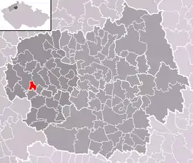 Localisation de Dlažkovice