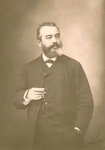 Son père, le Dr&nbsp;Adrien Proust, vers 1890.