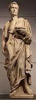 Le prophète Jérémie, vers 1423-1436, marbre, 191 x 45 x 45cm, Museo dell'Opera del Duomo, Florence