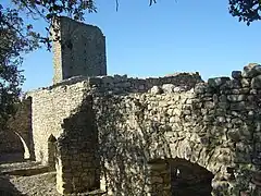 Bergerie et ruine du donjon du XIIIe&nbsp;siècle