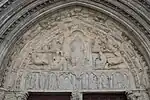 Tympan du portail occidental