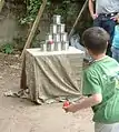 Chamboule-tout.