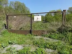 L'entrée du site.