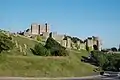 Le château de Douvres vu depuis le nord.