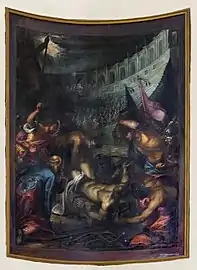 Bras droit du transept - Martyr par Andrea Vicentino.