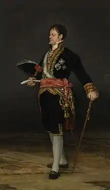 Retrato del Duque de San Carlos, 1813, de Francisco de Goya.