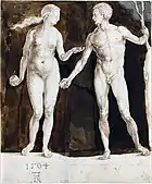 Aquarelle d'Albrecht Dürer.