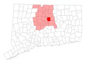 Localisation de East Hartford