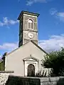 L'église Saint-Cyr-et-Sainte-Julitte d'Écuelles.