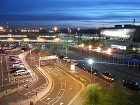 Vue générale de l'aéroport.