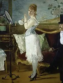Nana, 1877 (154&nbsp;×&nbsp;115&nbsp;cm), Hambourg, Kunsthalle.