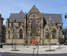 La façade occidentale de l'édifice