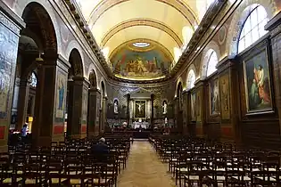 La nef de l'église..