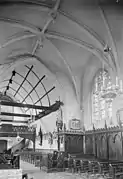 La nef de l'église en 1914