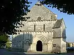 Façade de l'église.