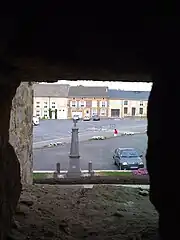 La place du village vue du clocher.